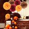Brown Burgundy Orange Party-Decorations - 23pcs Fall Autumn Thanksgiving